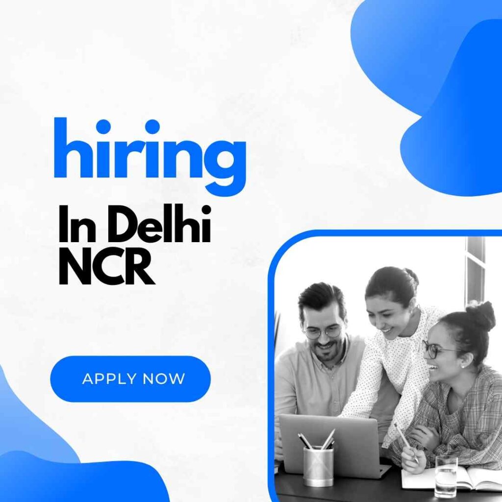 Jons in Delhi NCR for Freshers