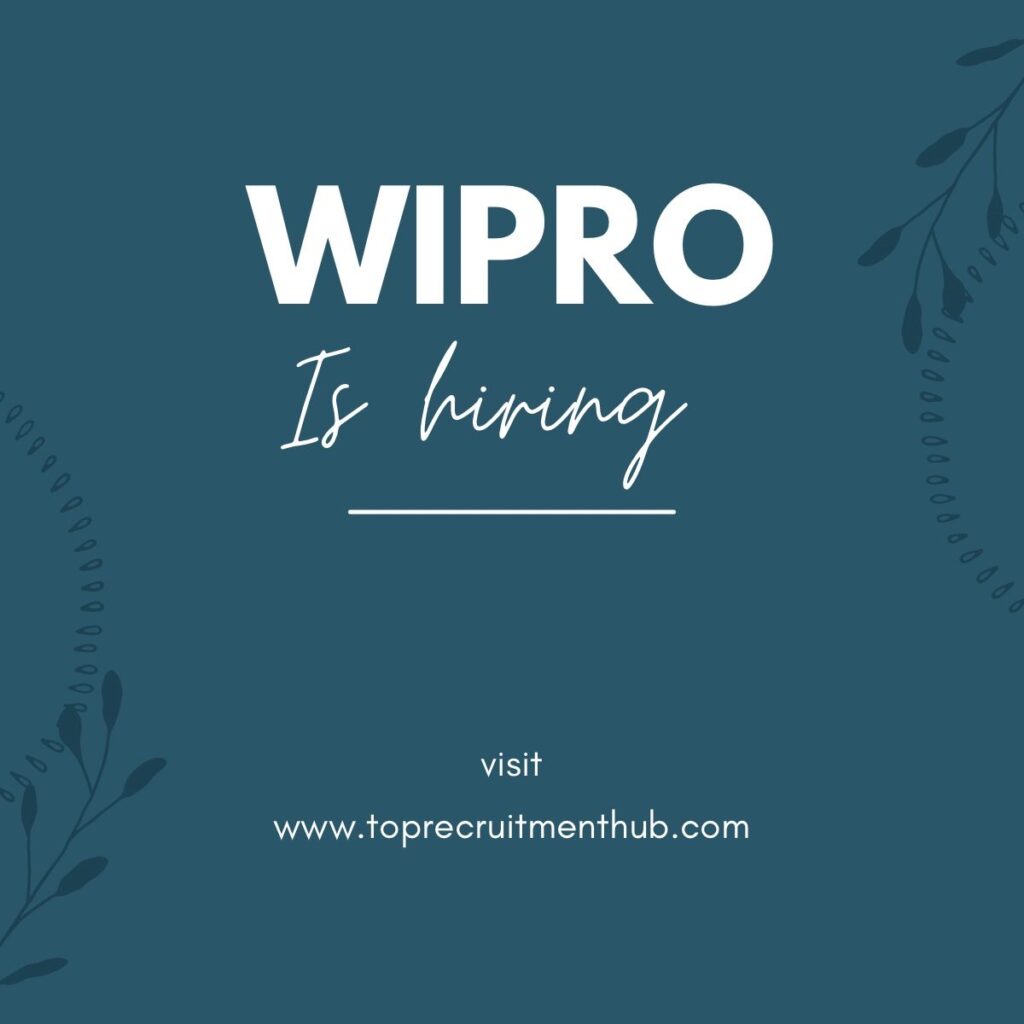Wipro Jobs for Freshers