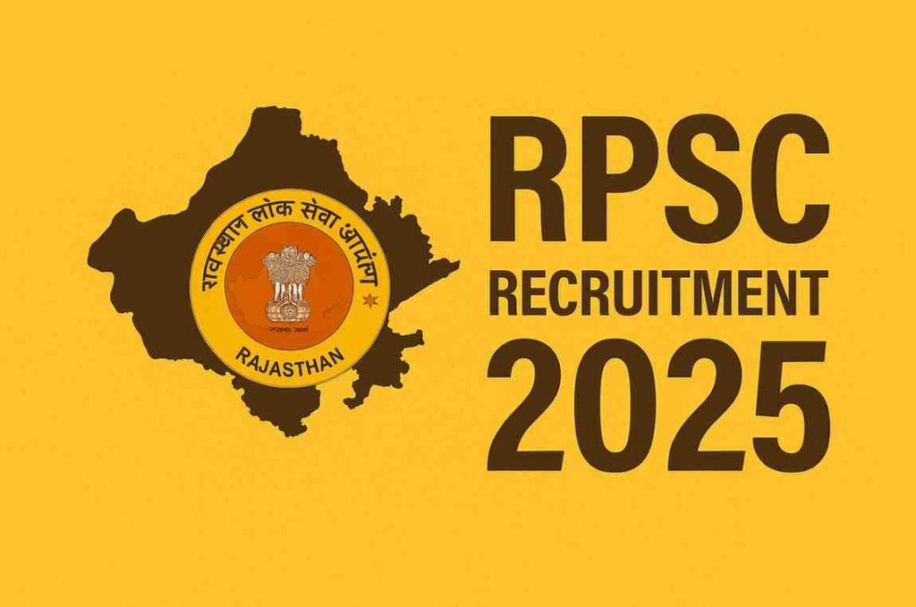 RPSC Recruitment 2025
