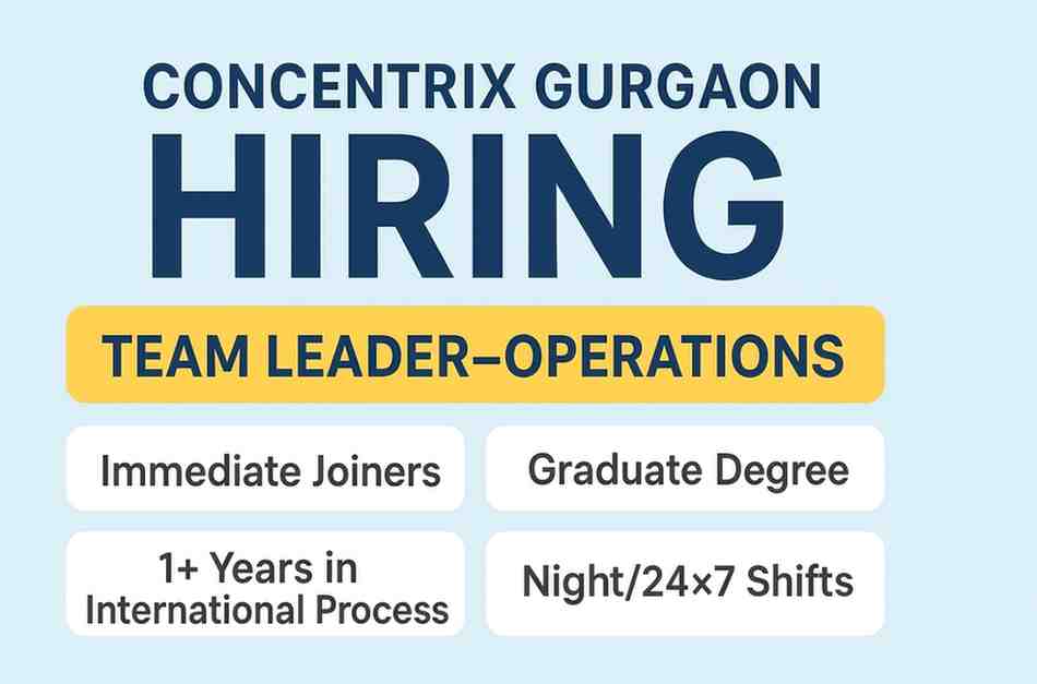 Concentrix Gurgaon Jobs