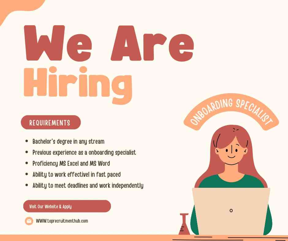 Onboarding Specialist Jobs