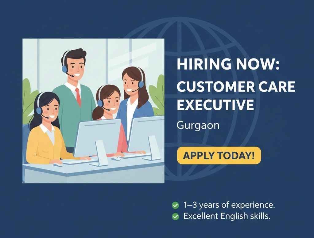 Customer Care Executive Jobs in Gurgaon