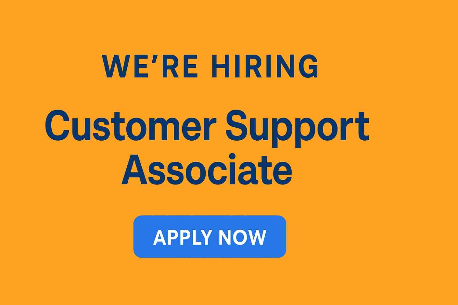 Customer Support Associate