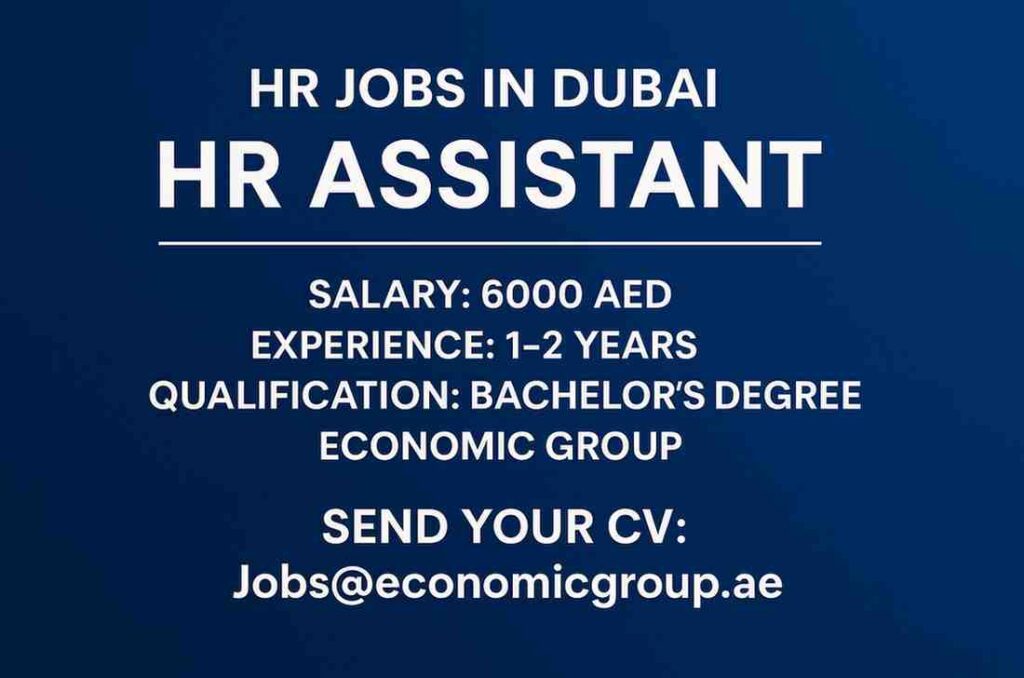 HR  Assistant Jobs in Dubai