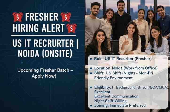Jobs for Freshers