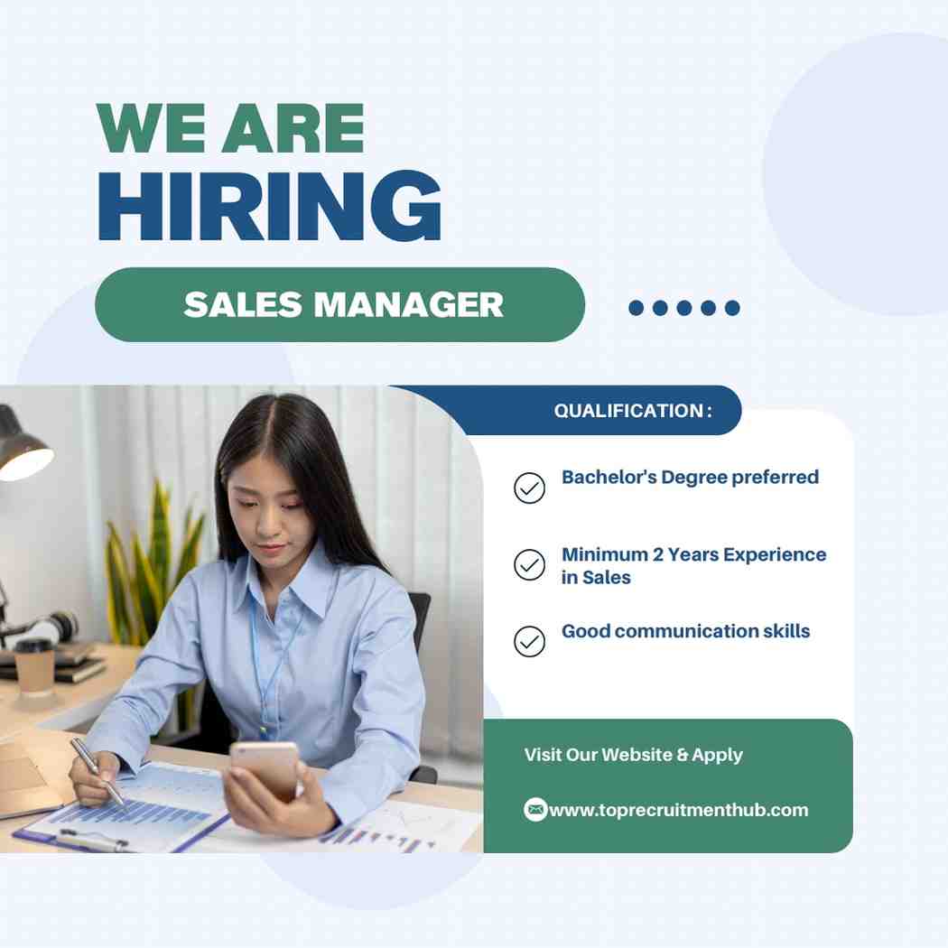 Sales Manager Jobs