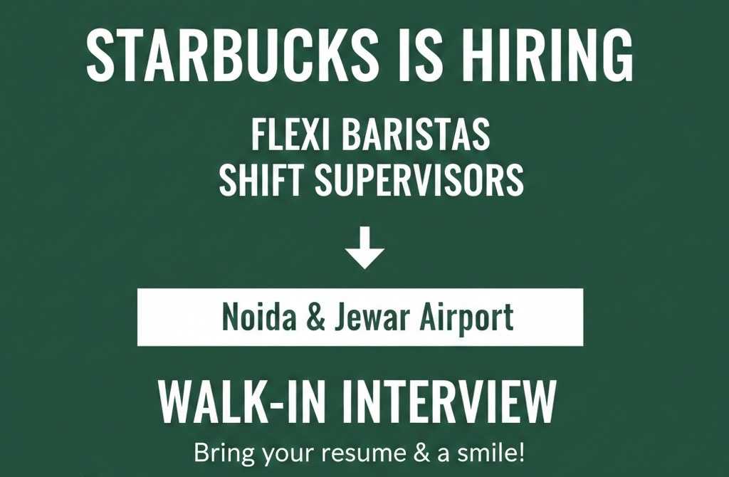 Starbucks Jobs in delhi