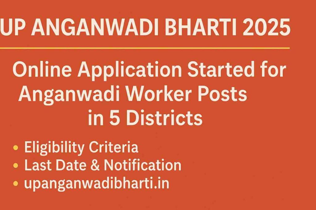 UP Anganwadi Bharti 2025