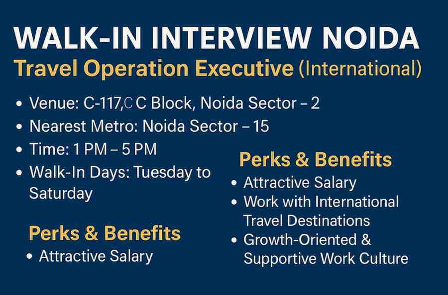 Walk In Interview Noida