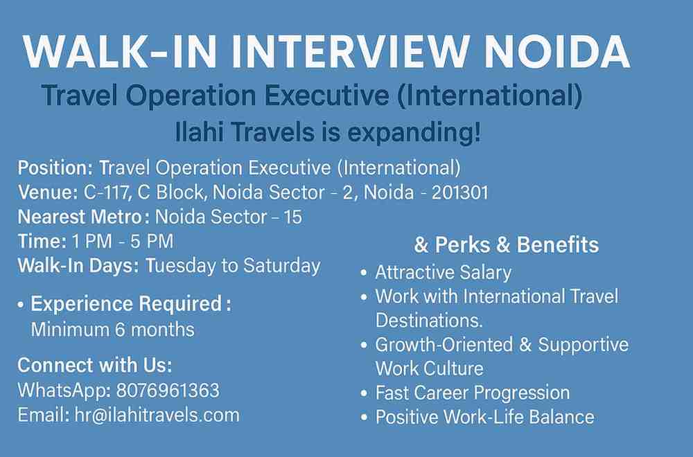 Walk In Interview Noida