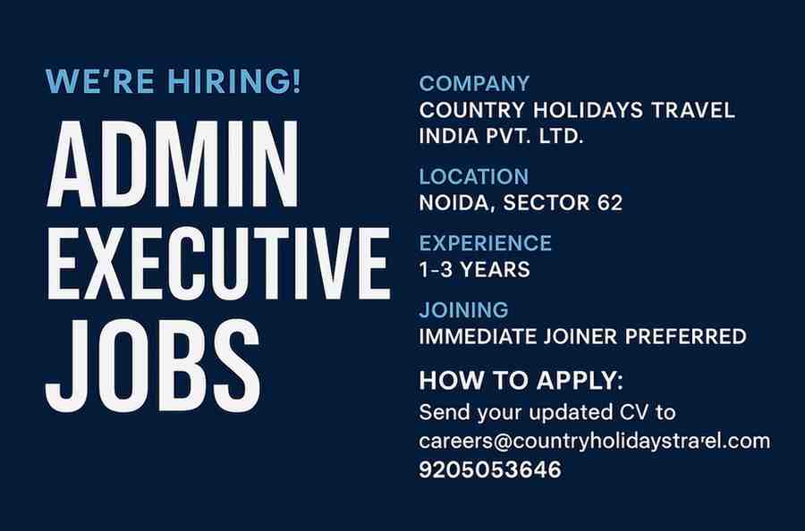 Admin Executive Jobs