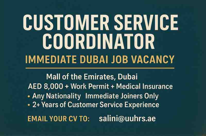 Dubai Job Vacancy