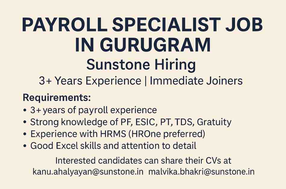 Payroll Specialist Jobs