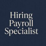 Urgent Hiring Payroll Specialist Jobs - Immediate Hiring - Apply Now Payroll Specialist Jobs
