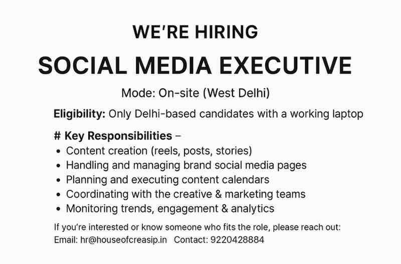 Social Media Executive