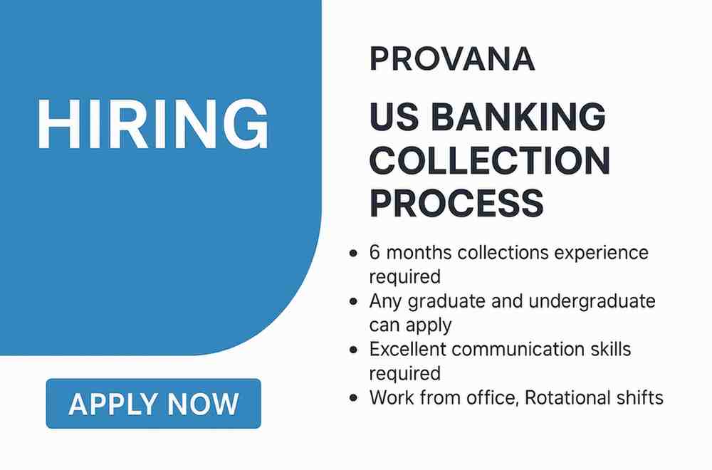 US Banking Process Job